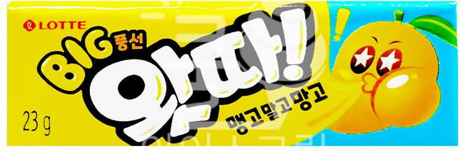 상세설명참조 왓따 풍선껌 망고 23g 1개