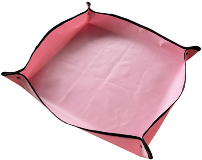 네이처안 실내 분갈이 매트 깔개 핑크 100 x 100 cm, 1개