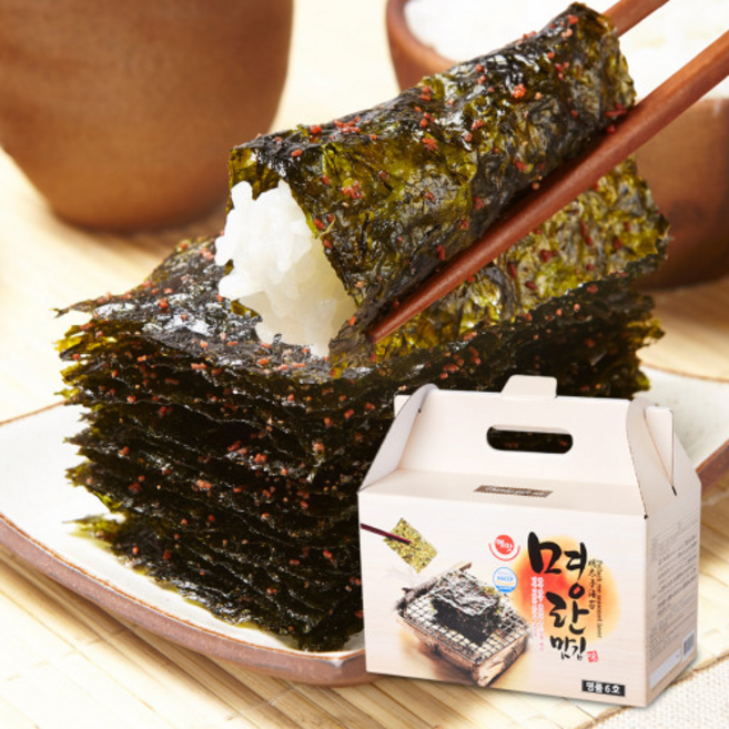 해맛 명란맛김 명품 6호 선물세트, 1세트