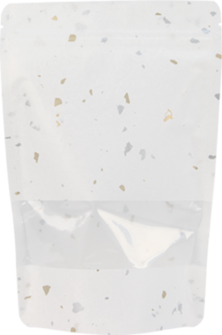 [소프트팩] 금은 한지 창 지퍼스탠드 봉투 (100장), 1세트