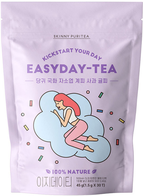 스키니퓨리티 이지데이티 당귀 국화 계피 블랜딩티, 1.5g, 30개입, 1개