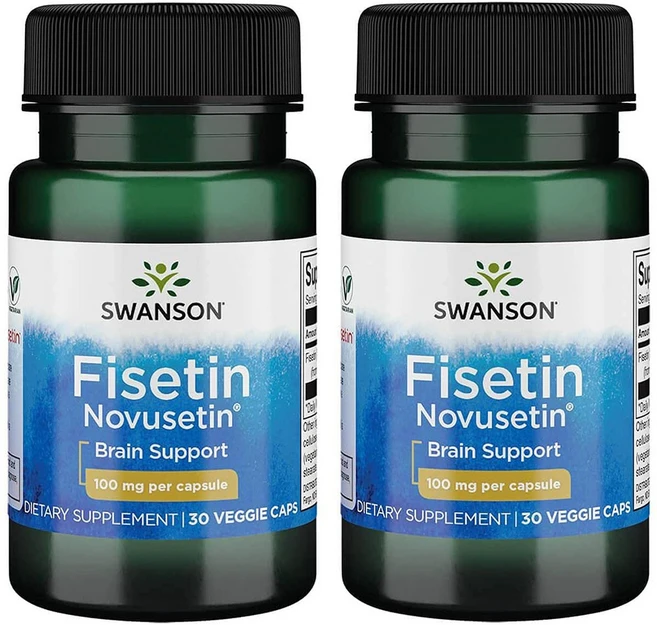 스완슨 울트라 피세틴 100mg 베지 캡슐, 2개, 30정 - 쿠팡