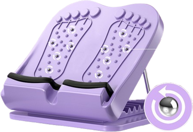 Health.L 종아리 다리 스트레칭 보드 발목 경사대, 보라색