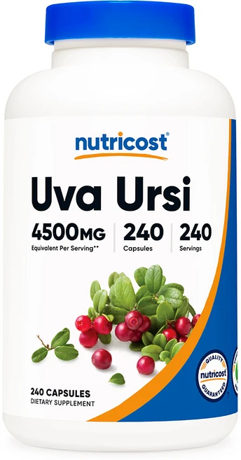 뉴트리코스트 우바 우르시 4500mg 240캡슐, 1개, 240정 - 쿠팡