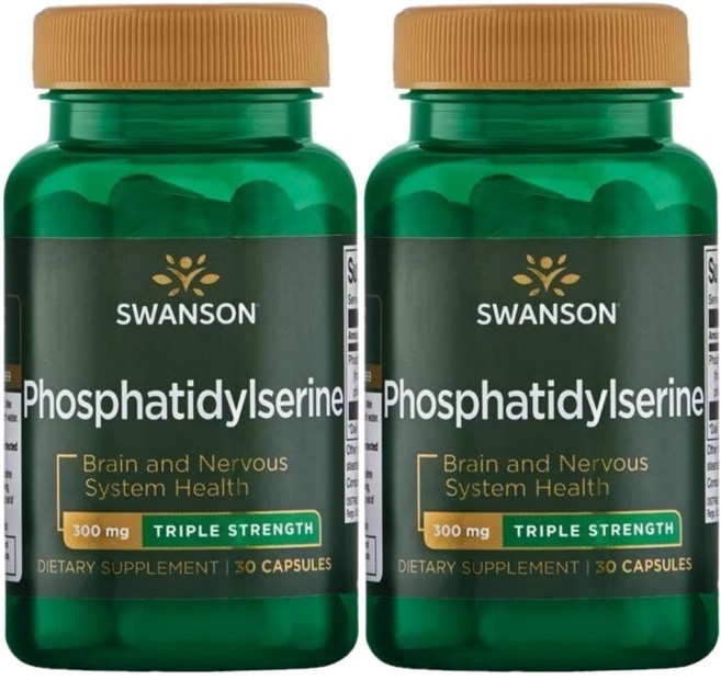 스완슨 포스파티딜세린 300mg 30캡슐 2팩, 2개, 30정