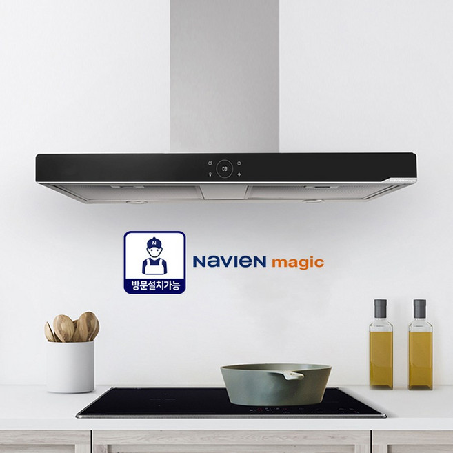 [방문설치가능] 경동나비엔 900장용 침니형 주방 레인지 후드 터치식 RGC150-09TAA, 방문설치, RGC150(터치형)