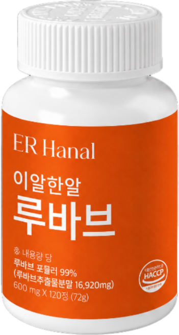 ER Hanal 이알한알 루바브, 1세트, 120정