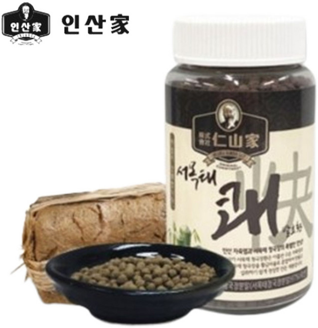 인산가 인산죽염 서목태 쾌 발효환 170g 한국산 9회자죽염분말, 1개