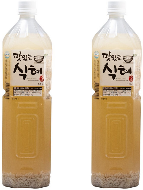 맛있는 식혜 1.5L x 2개입 무방부제, 2개