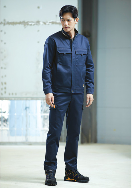 지벤 용접 작업복 세트 zb-j2204 + zb-p2204 전기공사/용접복/방염복/ 소방청고시 방염제품/면작업복 100%