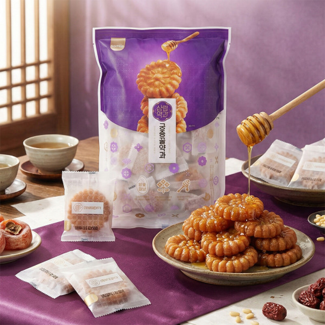 삼립 궁중 꿀약과 입 간식 코스트코, 50개, 1.5kg