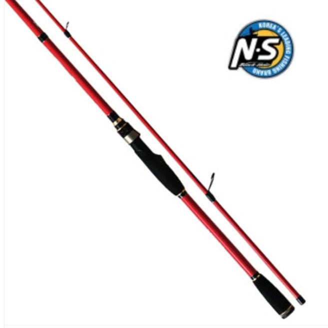 엔에스 로드스 KN 솔트워터 인쇼어 바다루어대, S-762ML(레드)