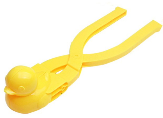 오리 스노우볼 메이커 완구, 옐로우, 30g, 1개