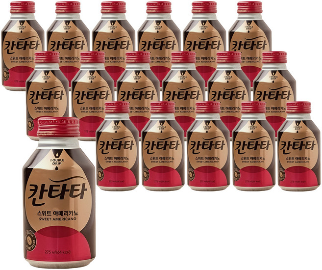 칸타타 스위트 아메리카노, 275ml, 18개