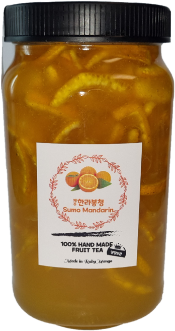 한라봉청 100% 수제 과일청 한라봉 500g/1000g, 500g, 1개