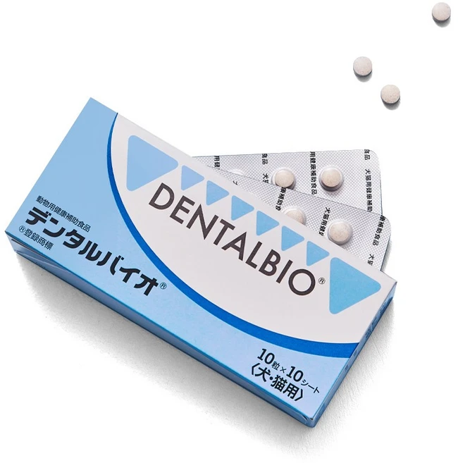 교리츠 덴탈바이오[고양이 강아지 구강케어100정] 구취개선 치석 플라그억제 구내염 치은염 잇몸염증관리 교리츠제약직수입, 1개, 단일 - 쿠팡