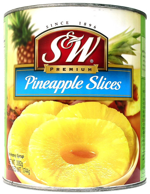 SW 파인애플 슬라이스 3kg, 3.062kg, 1개