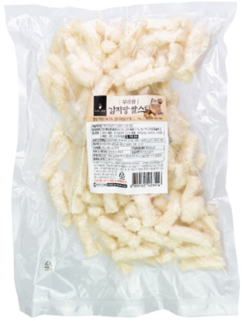 네니아 우리쌀 감자랑 쌀스틱 1kg, 1개