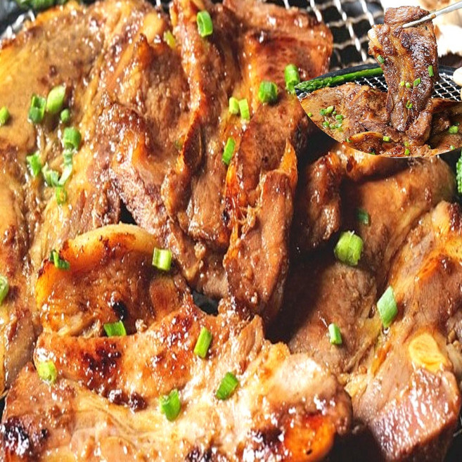 국내산 과일숙성 LA 한돈갈비, 1개, 700g