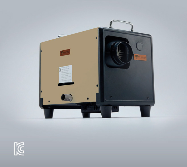 아이즈온H 일체형 무시동히터(프리미엄) 12V/24V 차박히터 화물차히터 차량용히터 저소음무시동히터 캠핑히터 알브이월드, 흰색, 프리리엄(5K)