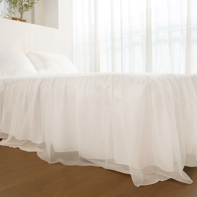 메리미 60수 아사순면 누빔 침대스커트