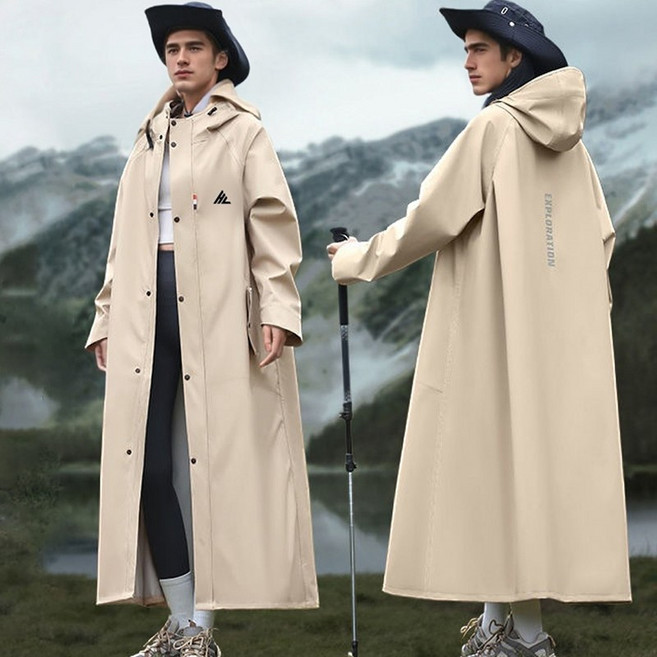 YANGTA 남녀 공용 우비 골프 우비 두꺼운 우비
