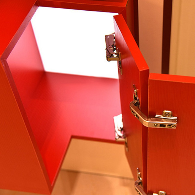 스텐 직각 코너 가구경첩 2p 135도 두꺼운 도어힌지, 실버