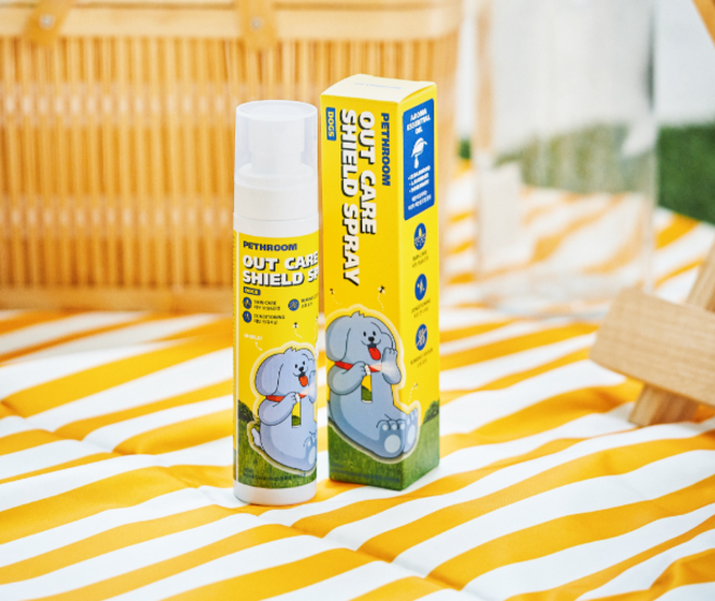 페스룸 아웃케어 쉴드 스프레이 강아지 진드기 해충 기피제, 100ml, 1개