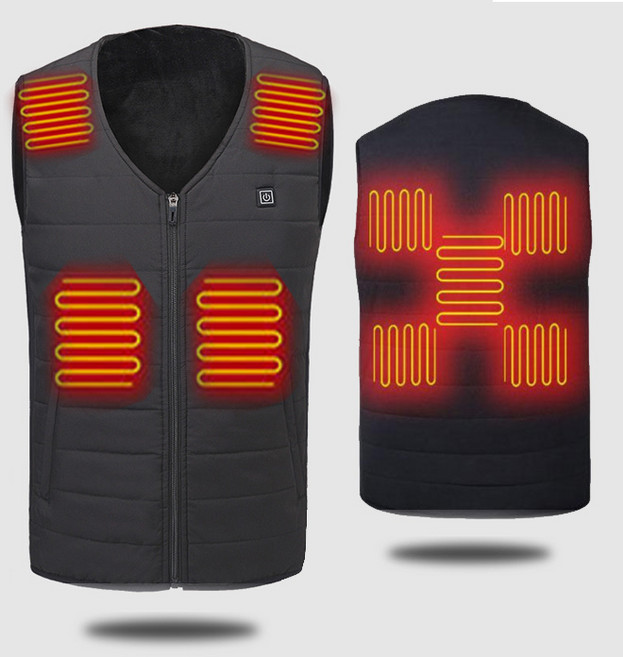 불사조 USB 발열조끼 열선조끼 겨울 방한 온열 기모 패딩 조끼
