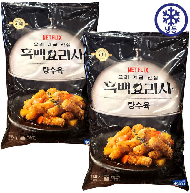 고메 흑백요리사 탕수육, 2개, 780g