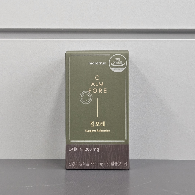 캄포레 긴장 완화 영양제 식물성 캡슐 60정, 1개