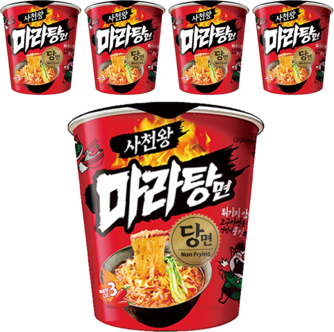 사천왕 마라탕면 당면 54g, 5개
