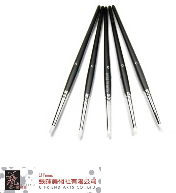 U Friend 小矽膠筆套組 黑桿白頭 5入, 1個