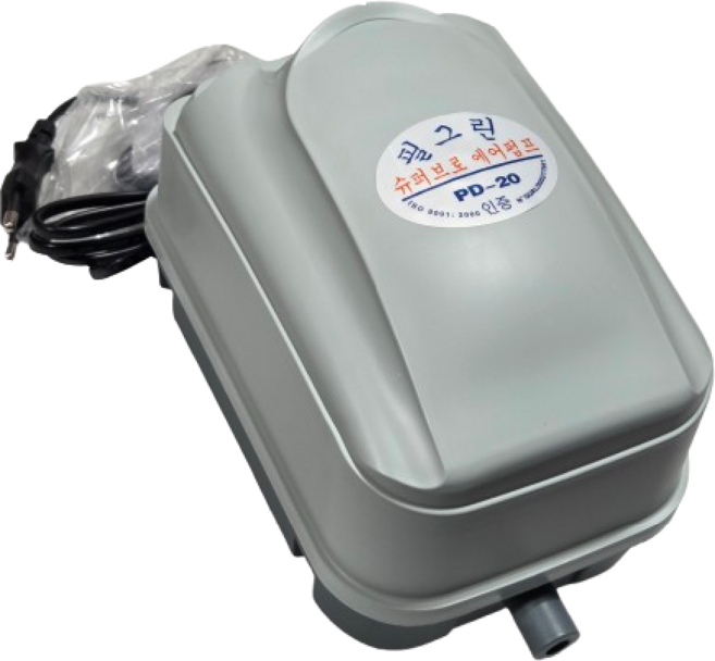 필그린 브로와 PHILGREEN PD-40 PD-80 전기기포발생기 선박용 에어펌프 SUPER BLOWER 수족관 활어 어항, 1개, PD-20