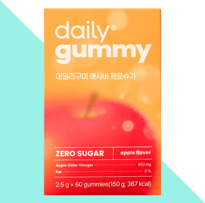 네추럴라이즈 데일리구미 애사비 젤리 애플사이다비니거 60구미X1개, 150g, 1개 - 쿠팡
