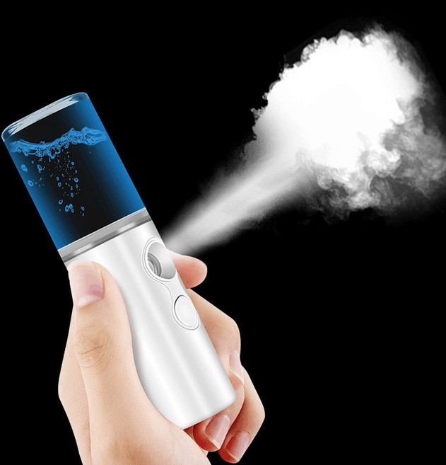 나노미스트기 휴대용 미니 가습기 충전식 수분공급 피부관리, 화이트, 미니가습기