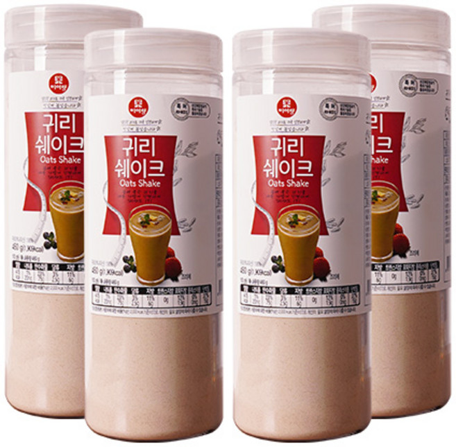 미이랑 귀리 쉐이크 460g 4개