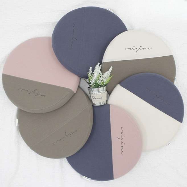 메모리폼 방석커버 거실 사무실 식탁 의자쿠션 부드러운 둥근형