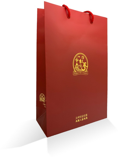 振興高麗人蔘 高麗人蔘茶100入組 - 滋補養生、方便攜帶、增強體力, 1個, 100入禮盒+提袋+送養氣飲2瓶