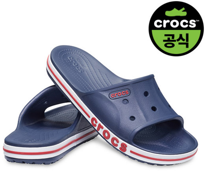 공식 크록스 공용 바야밴드 슬라이드 NVP (205392-4CC)