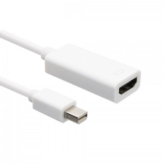 Coms (TB112) Coms 디스플레이 포트(Mini) to HDMI 컨버터 / White / 15cm, 본상품선택, 1개