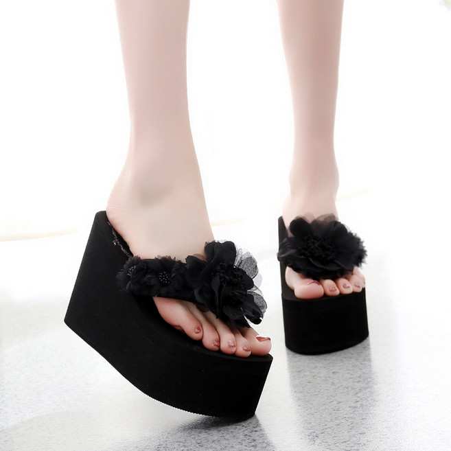 천하오 여름 여성 통굽 샌들 패션 미끄럼 방지 조리 J1513