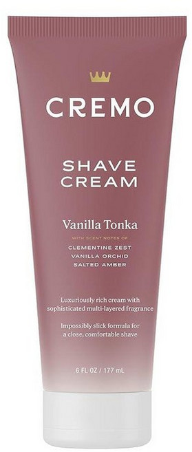 Cremo 프렌치 라벤더 모이스처라이징 쉐이빙 크림 블리스 177ml(6액량 온스) 356094, Vanilla Tonka