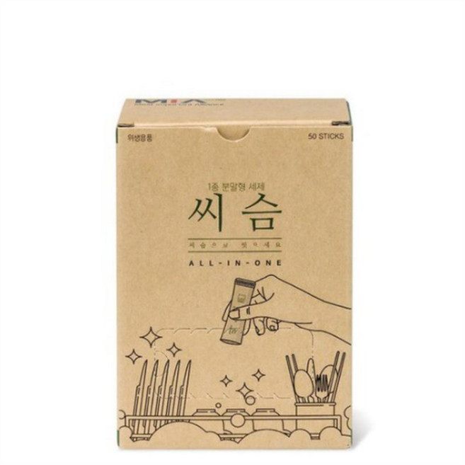 씨슴 식기세척기용 세제, 500g, 12개