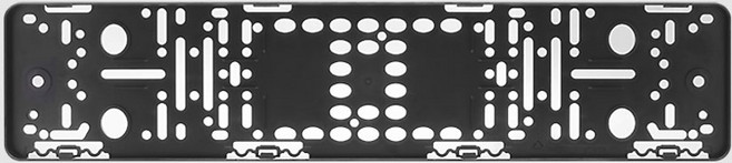 수입차 초슬림 번호판가드- 천공 비천공 전기차 겸용 가드, 수입차 초슬림번호판가드, 1개