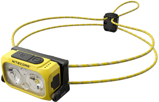 NITECORE NU21 360流明 輕量化頭燈 雙光源 可充電設計 44克, 1個, 近月黃, 近月黃