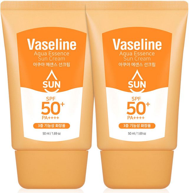 시투와이 바세린 아쿠아 에센스 선크림 SPF50+ PA++++, 2개, 50ml