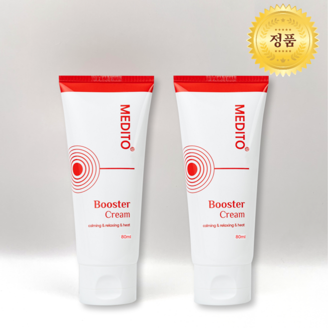 메디토 부스터크림 유칼립투스오일 마사지 스포츠크림 80ml, 2개, 80g