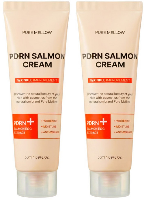 퓨어멜로우 PDRN 연어 크림, 2개, 50ml