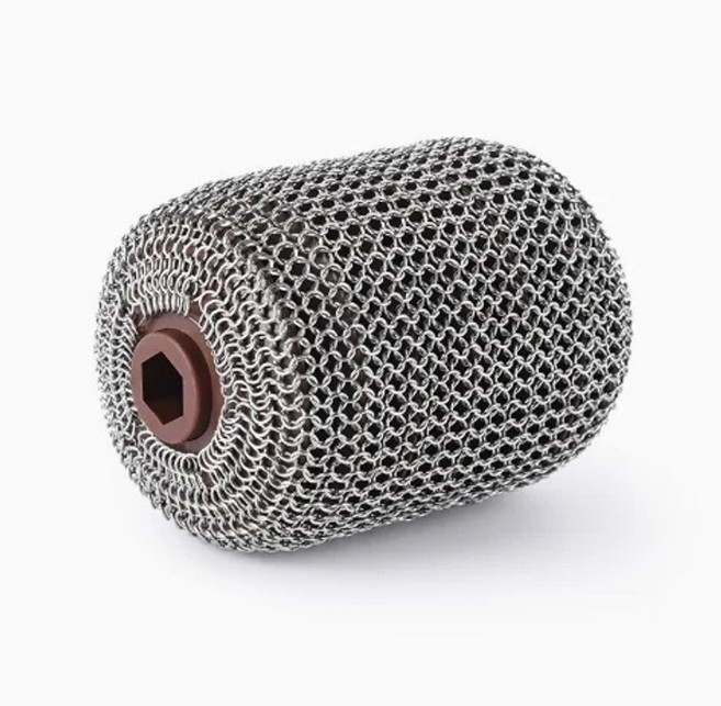 컴투스 전동 그릴 브러쉬 바베큐 그리드 세척 롤러 자동회전 LED 조명 충전식 캠핑 필수템, 롤러 2개 추가